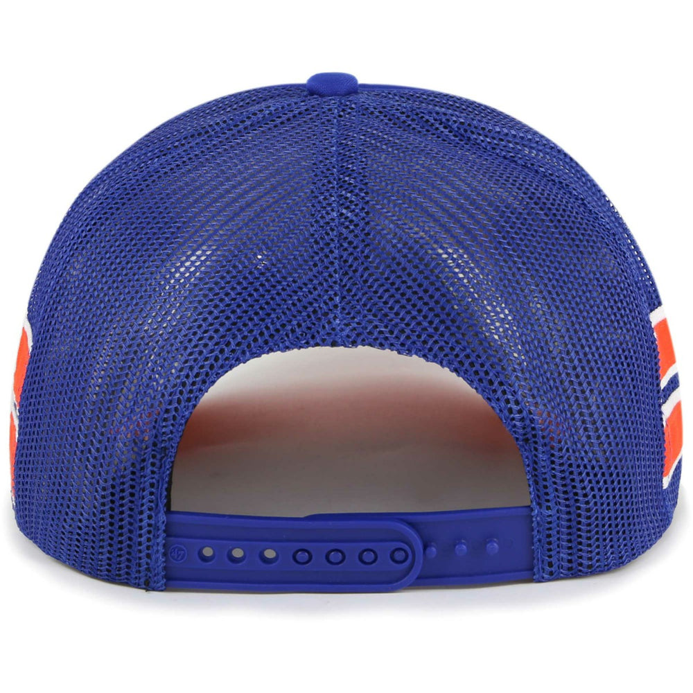 New York Knicks '47 Sidebrand Stripes Trucker Adjustable Hat Blue - 47 brand