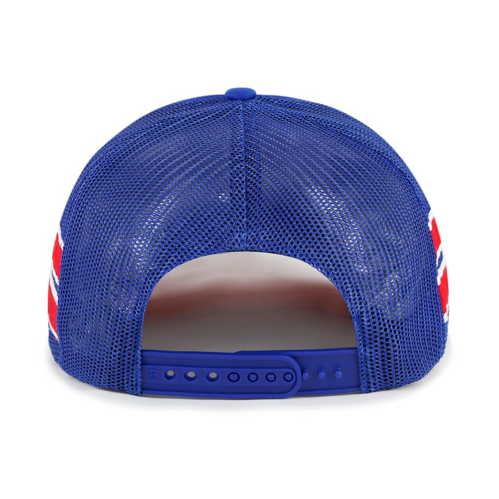 Philadelphia 76ers '47 Sidebrand Stripes Trucker Adjustable Hat Royal - 47 brand