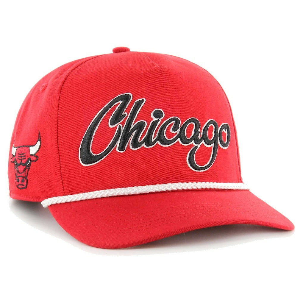 Chicago Bulls '47 Overhand Logo Hitch Adjustable Hat Red - 47 brand