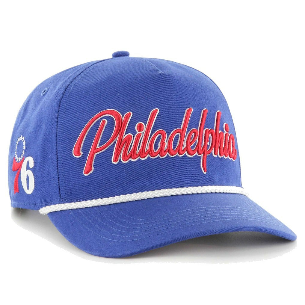 Philadelphia 76ers '47 Overhand Logo Hitch Adjustable Hat Royal - 47 brand