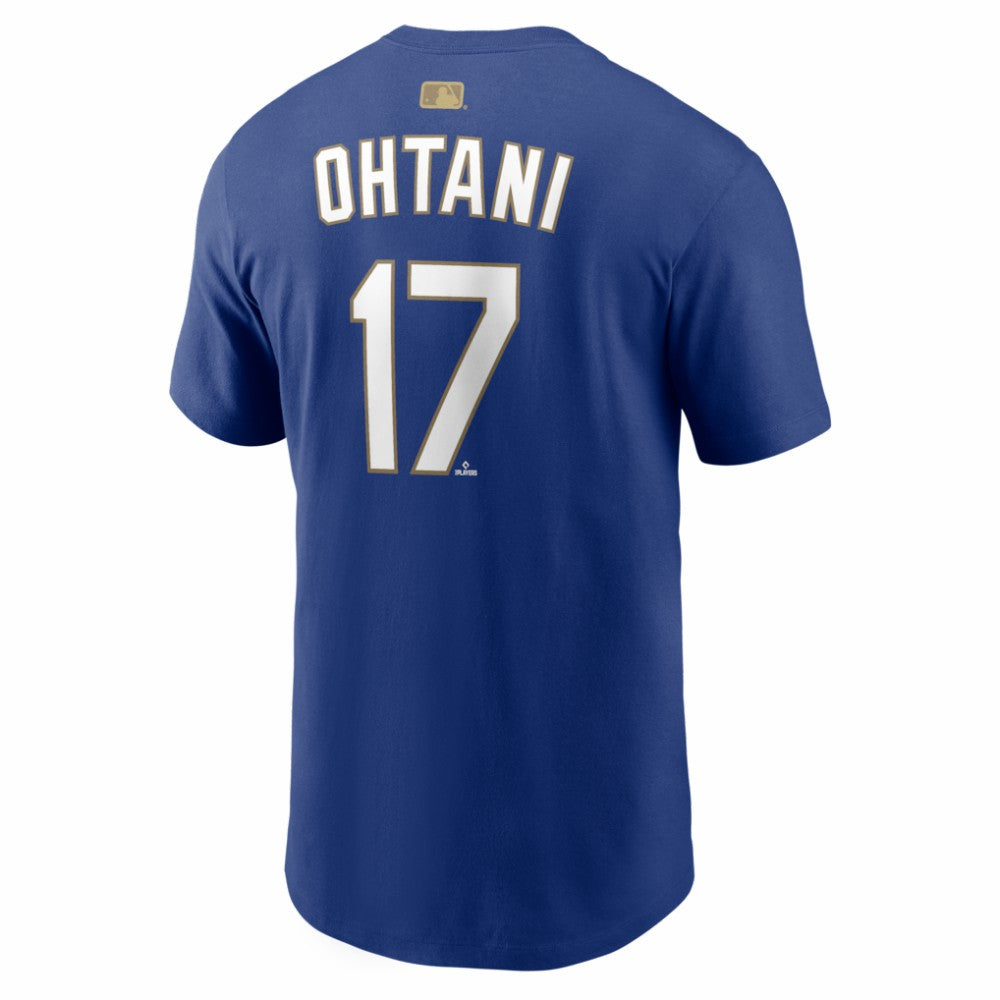 Shohei Ohtani Los Angeles Dodgers Nike 2026 Gold Collection Name & Number T-Shirt - Royal T-shirts