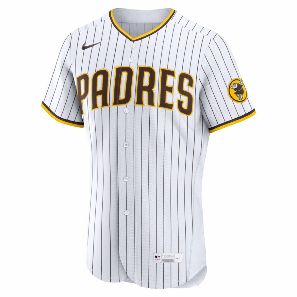 San Diego Padres Nike Home Authentic Custom Jersey - White Jerseys