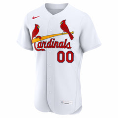 St. Louis Cardinals Nike Home Authentic Custom Jersey - White Jerseys