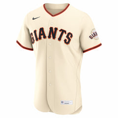 San Francisco Giants Nike Home Authentic Custom Jersey - Cream Jerseys
