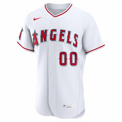 Los Angeles Angels Nike Home Authentic Custom Jersey - White Jerseys