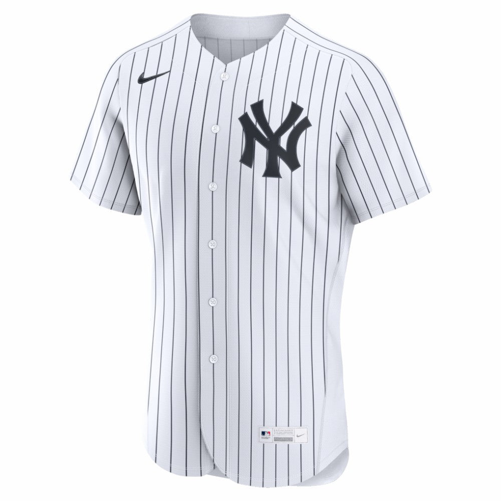 New York Yankees Nike Home Authentic Custom Jersey - White Jerseys