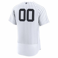 New York Yankees Nike Home Authentic Custom Jersey - White Jerseys