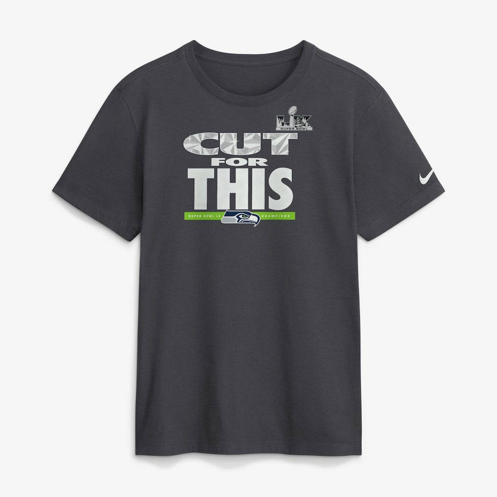Seattle Seahawks Super Bowl LX Champions Pickoff Move Parade T-Shirt - Anthracite T-shirts