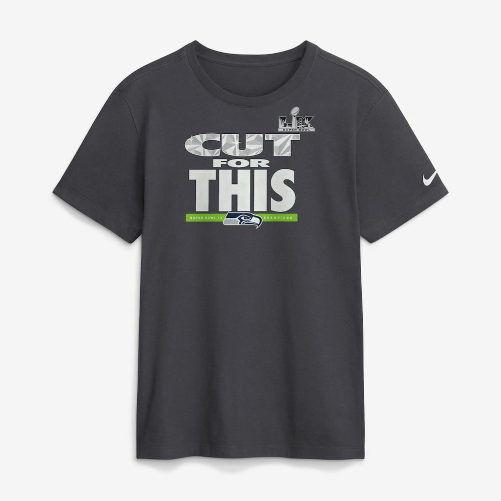 Seattle Seahawks Super Bowl LX Champions Pickoff Move Parade T-Shirt - Anthracite T-shirts