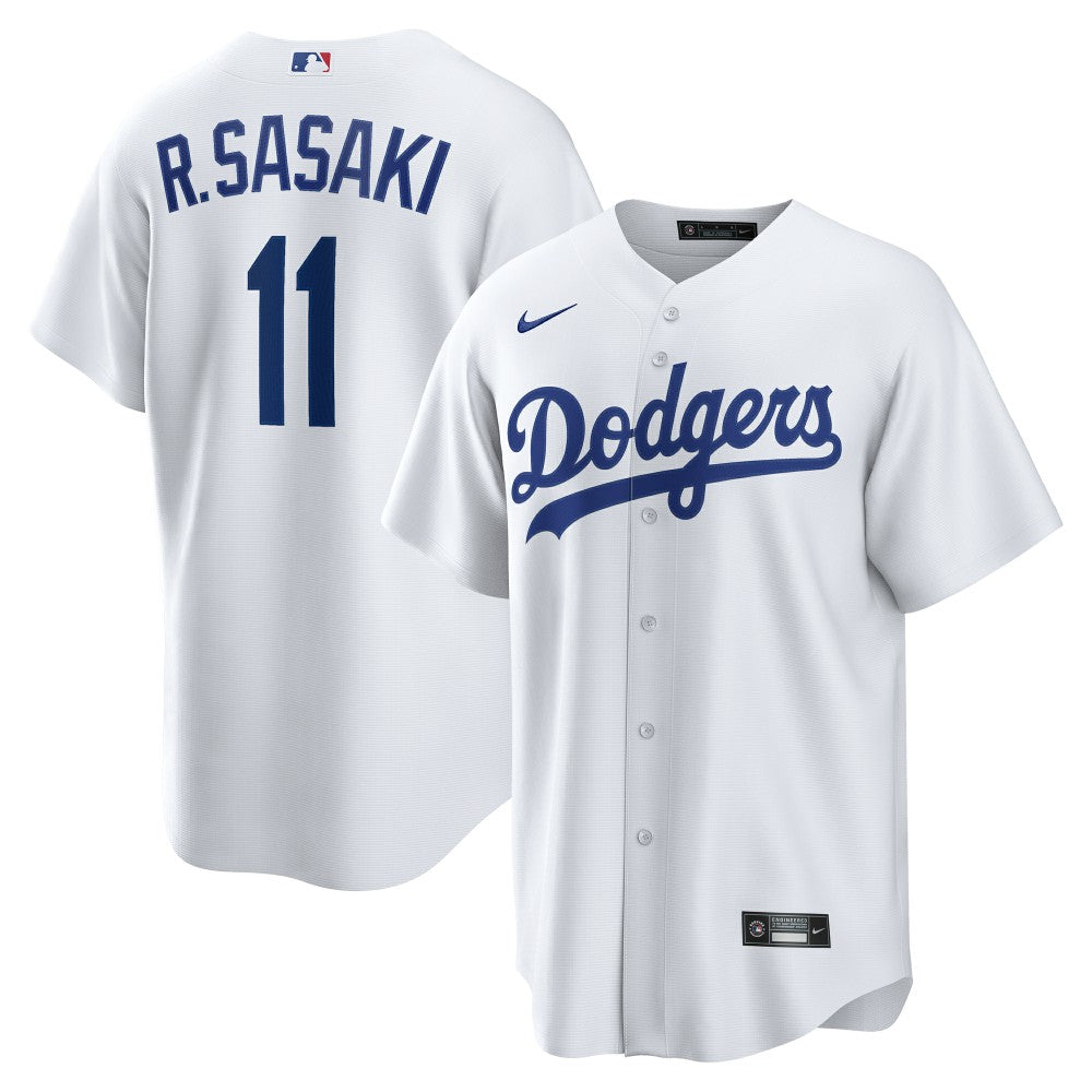 Rōki Sasaki Los Angeles Dodgers Nike Replica Jersey - White Jerseys