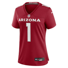 Number 1 Mom Arizona Cardinals Women's Game Jersey - Cardinal Jerseys