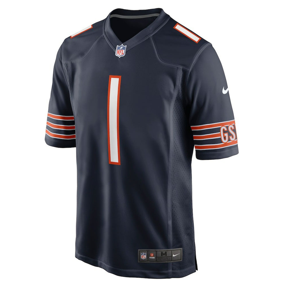 Number 1 Dad Chicago Bears Game Jersey - Navy Jerseys