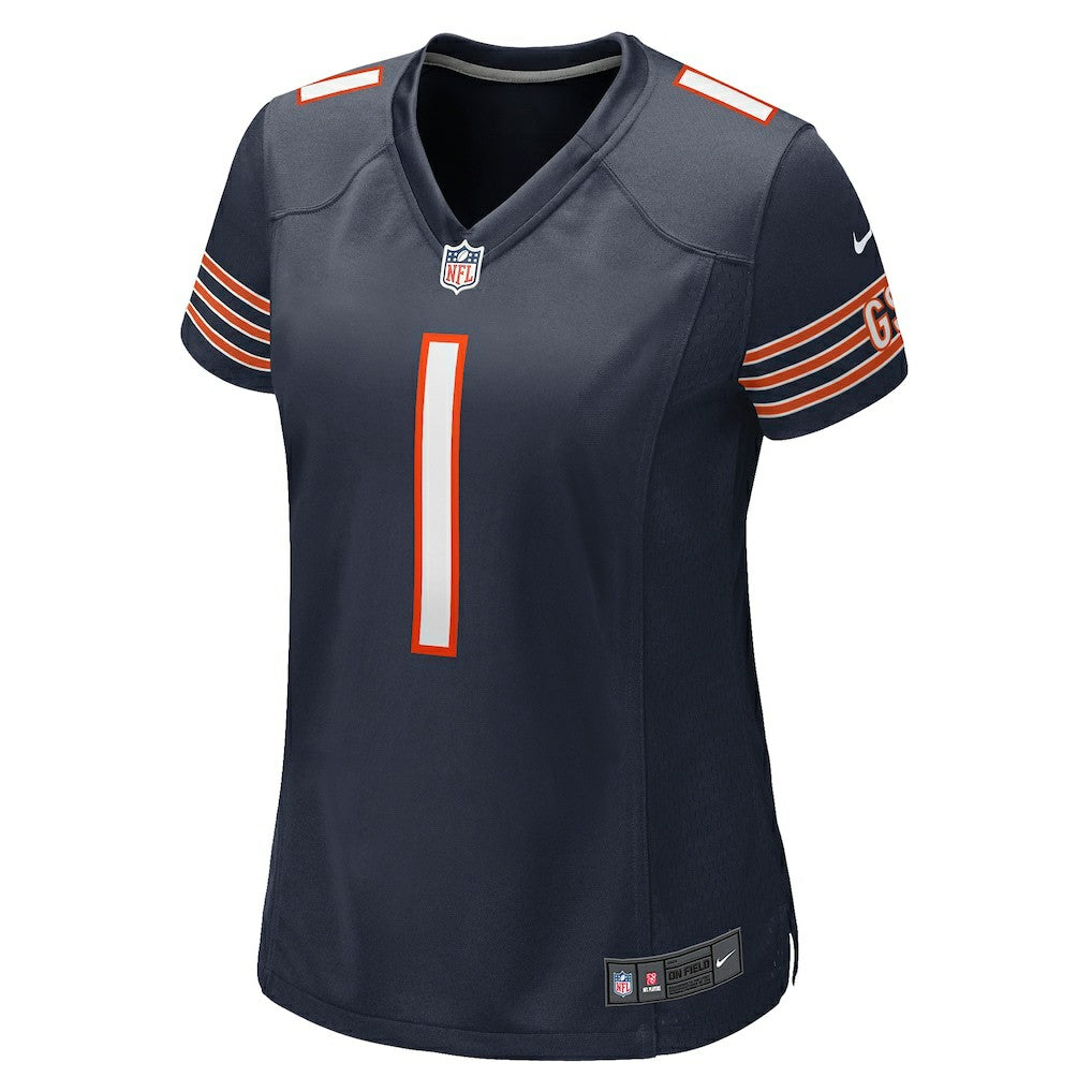 Number 1 Mom Chicago Bears Women's Game Jersey - Navy Jerseys