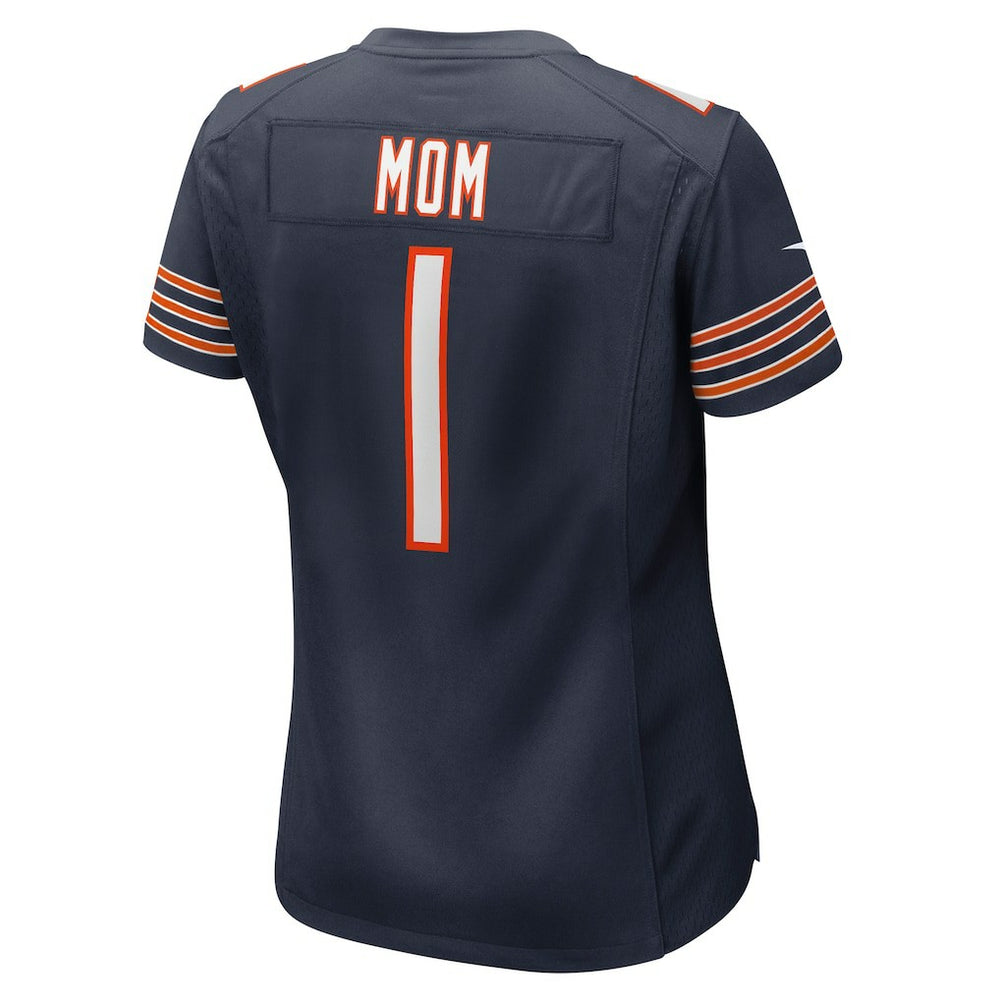 Number 1 Mom Chicago Bears Women's Game Jersey - Navy Jerseys