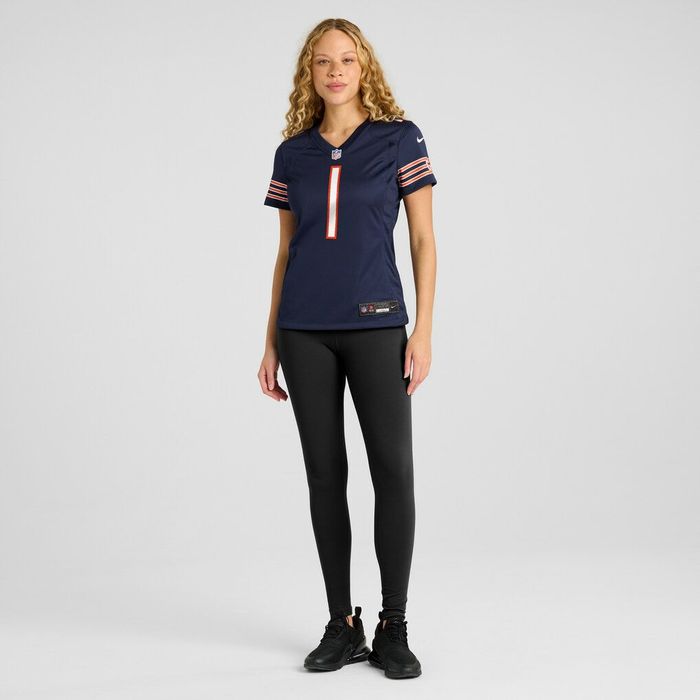 Number 1 Mom Chicago Bears Women's Game Jersey - Navy Jerseys