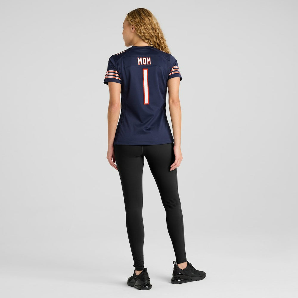 Number 1 Mom Chicago Bears Women's Game Jersey - Navy Jerseys