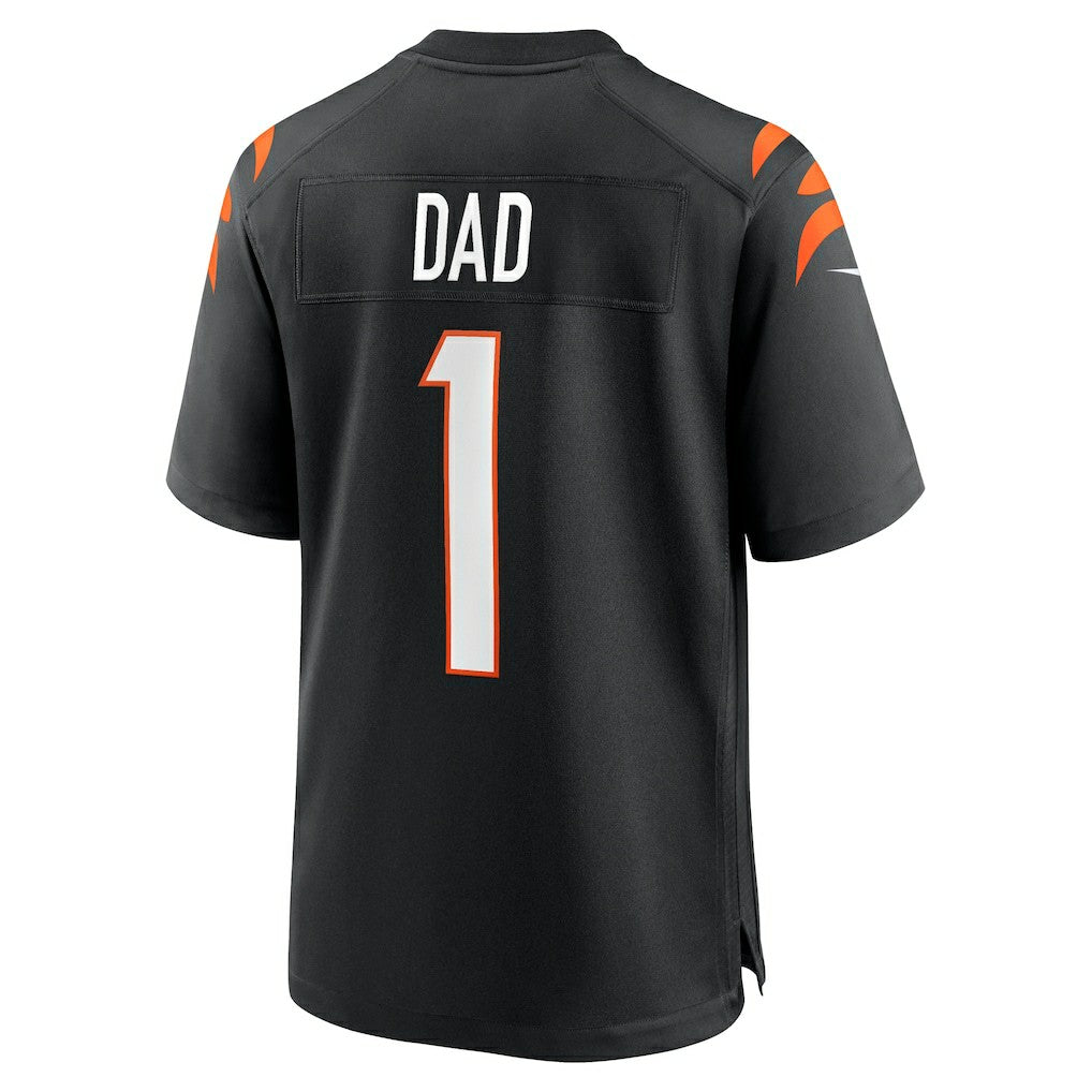 Number 1 Dad Cincinnati Bengals Game Jersey - Black Jerseys