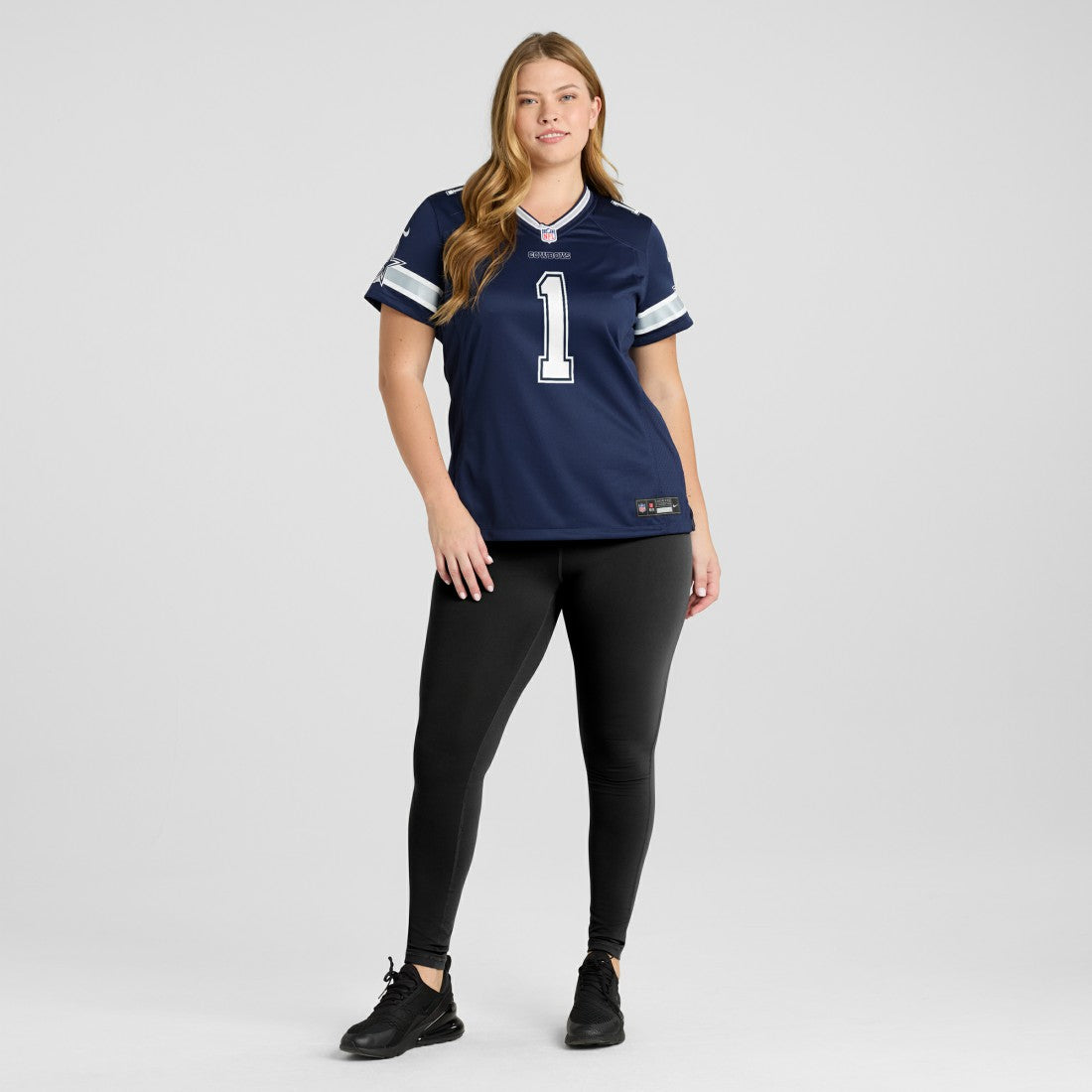 Number 1 Mom Dallas Cowboys Women's Game Jersey - Navy Jerseys