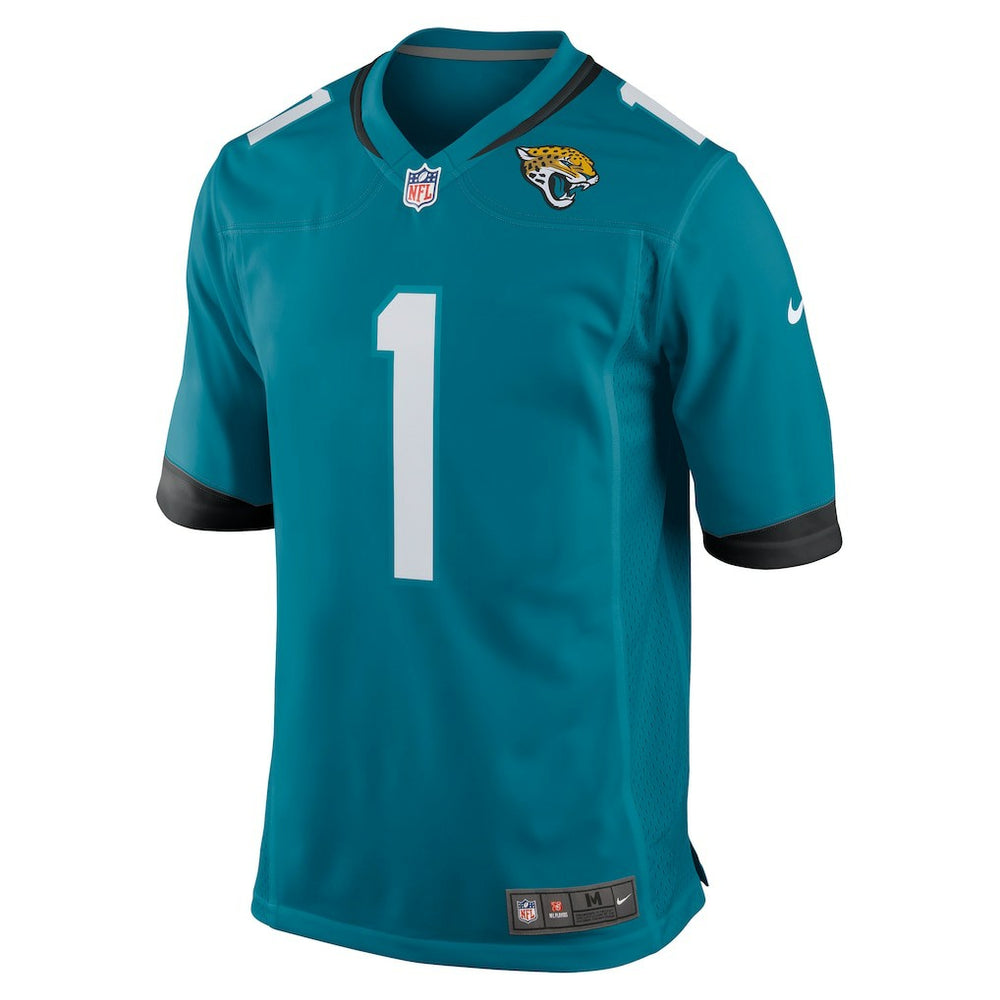 Number 1 Dad Jacksonville Jaguars Game Jersey - Teal Jerseys