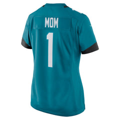 Number 1 Mom Jacksonville Jaguars Women's Game Jersey - Teal Jerseys