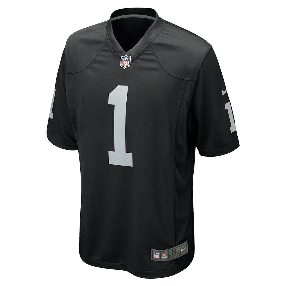 Number 1 Dad Las Vegas Raiders Game Jersey - Black Jerseys