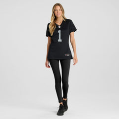 Number 1 Mom Las Vegas Raiders Women's Game Jersey - Black Jerseys