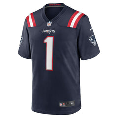 Number 1 Dad New England Patriots Game Jersey - Navy Jerseys