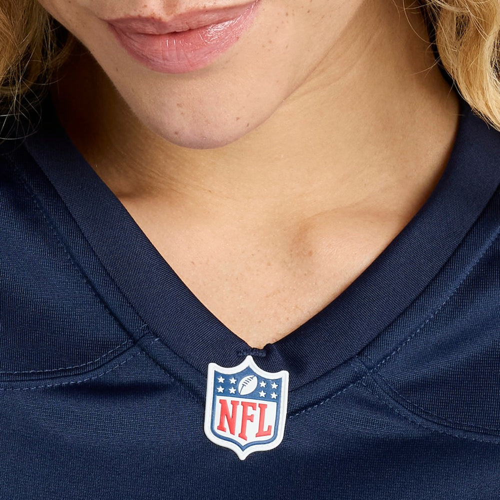 Number 1 Mom New England Patriots Women's Game Jersey - Navy Jerseys