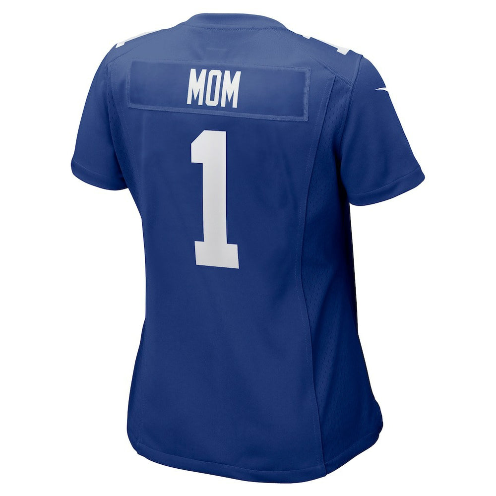 Number 1 Mom New York Giants Women's Game Jersey - Royal Jerseys