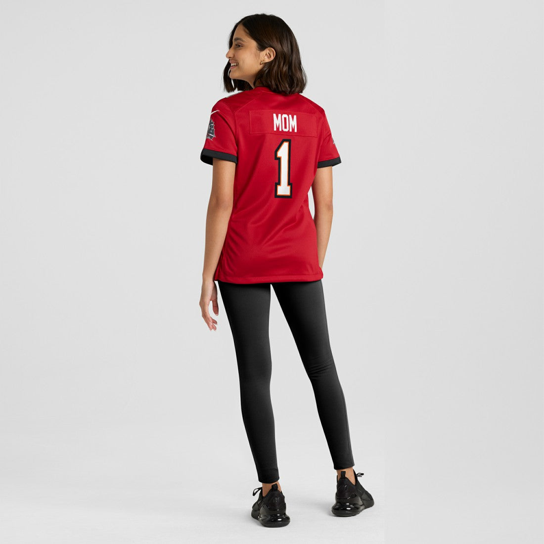 Number 1 Mom Tampa Bay Buccaneers Women's Game Jersey - Red Jerseys