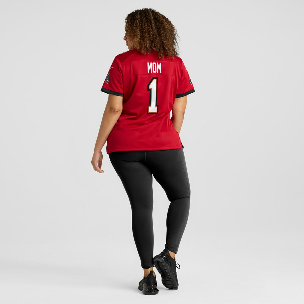Number 1 Mom Tampa Bay Buccaneers Women's Game Jersey - Red Jerseys