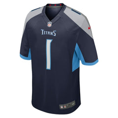 Number 1 Dad Tennessee Titans Game Jersey - Navy Jerseys