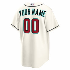 Arizona Diamondbacks Nike Home Replica Custom Jersey - Cream Jerseys