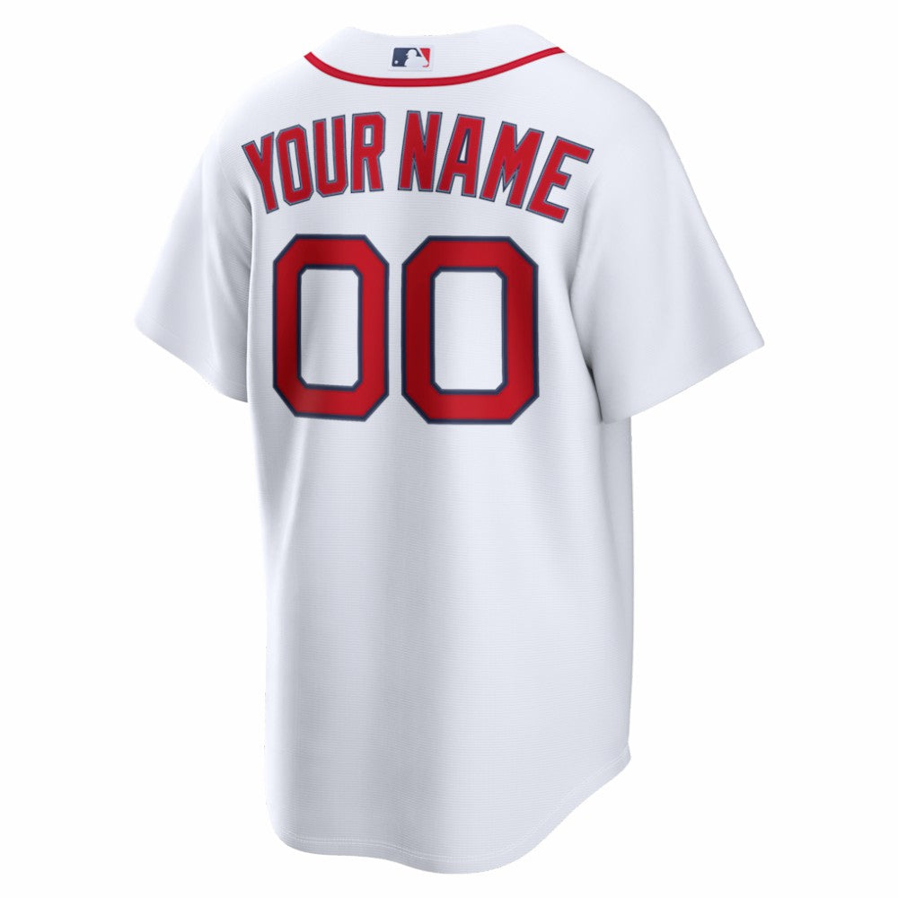 Boston Red Sox Nike Home Replica Custom Jersey - White Jerseys