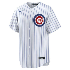 Chicago Cubs Nike Home Replica Custom Jersey - White Jerseys