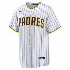 San Diego Padres Nike Home Replica Custom Jersey - White Jerseys