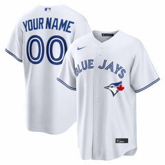 Toronto Blue Jays Nike Home Replica Custom Jersey - White Jerseys