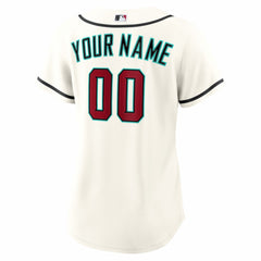 Arizona Diamondbacks Nike Women's Home Replica Custom Jersey - Cream Jerseys