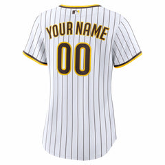 San Diego Padres Nike Women's Home Replica Custom Jersey - White Jerseys
