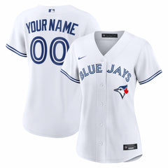 Toronto Blue Jays Nike Women's Home Replica Custom Jersey - White Jerseys