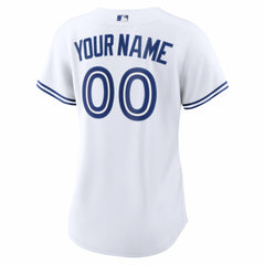 Toronto Blue Jays Nike Women's Home Replica Custom Jersey - White Jerseys