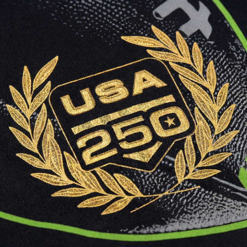 Seattle Seahawks USA 250 Gold Standard Team Heritage Fleece Sweatshirt - Black Sweatshirts