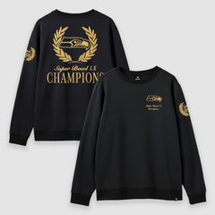 Seattle Seahawks Super Bowl LX Champions USA 250 NFL Gold Standard Fleece Sweatshirt - Black Sweatshirts