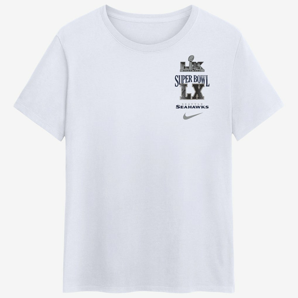 Seattle Seahawks Women's Super Bowl LX Champions Long Ball T-Shirt - White T-shirts