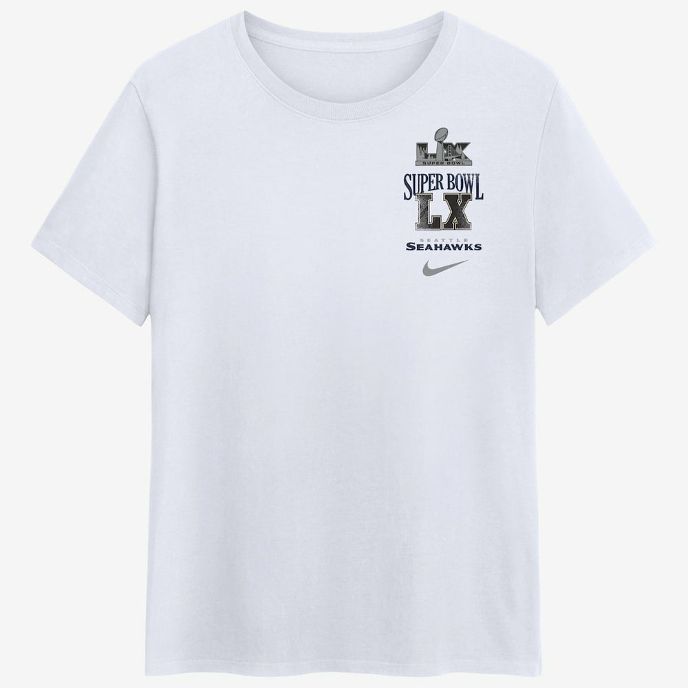 Seattle Seahawks Women's Super Bowl LX Champions Long Ball T-Shirt - White T-shirts