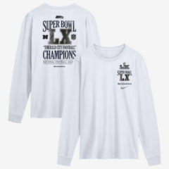 Seattle Seahawks Super Bowl LX Champions Long Ball Long Sleeve T-Shirt - White T-shirts