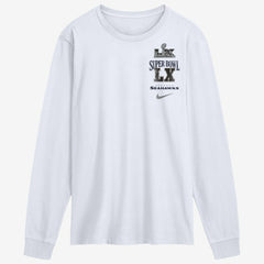 Seattle Seahawks Super Bowl LX Champions Long Ball Long Sleeve T-Shirt - White T-shirts