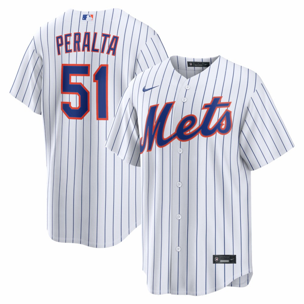 Freddy Peralta New York Mets Nike Home Replica Jersey - White Jerseys