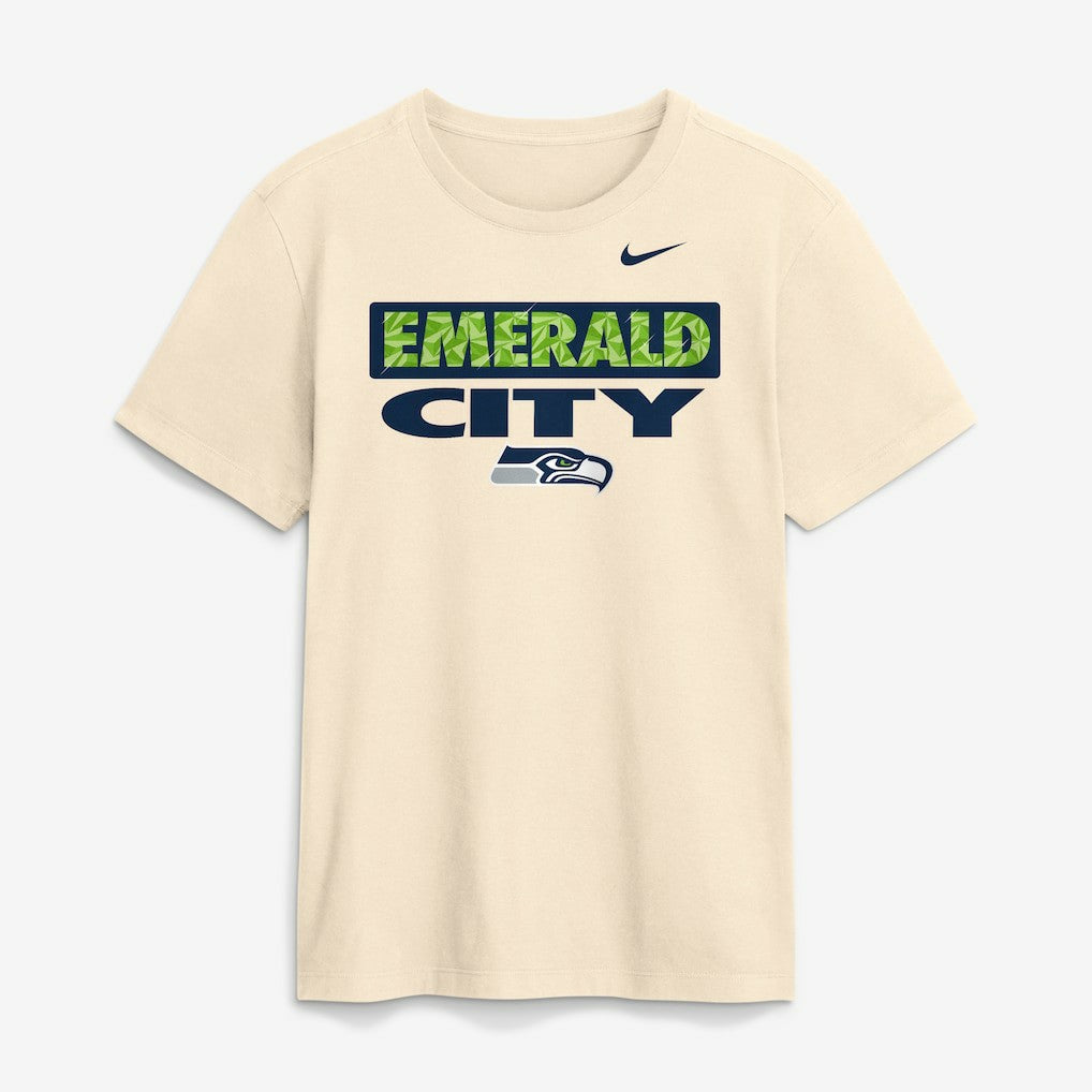 Seattle Seahawks Emerald City T-Shirt - Natural T-shirts