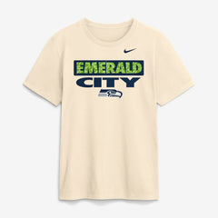 Seattle Seahawks Emerald City T-Shirt - Natural T-shirts
